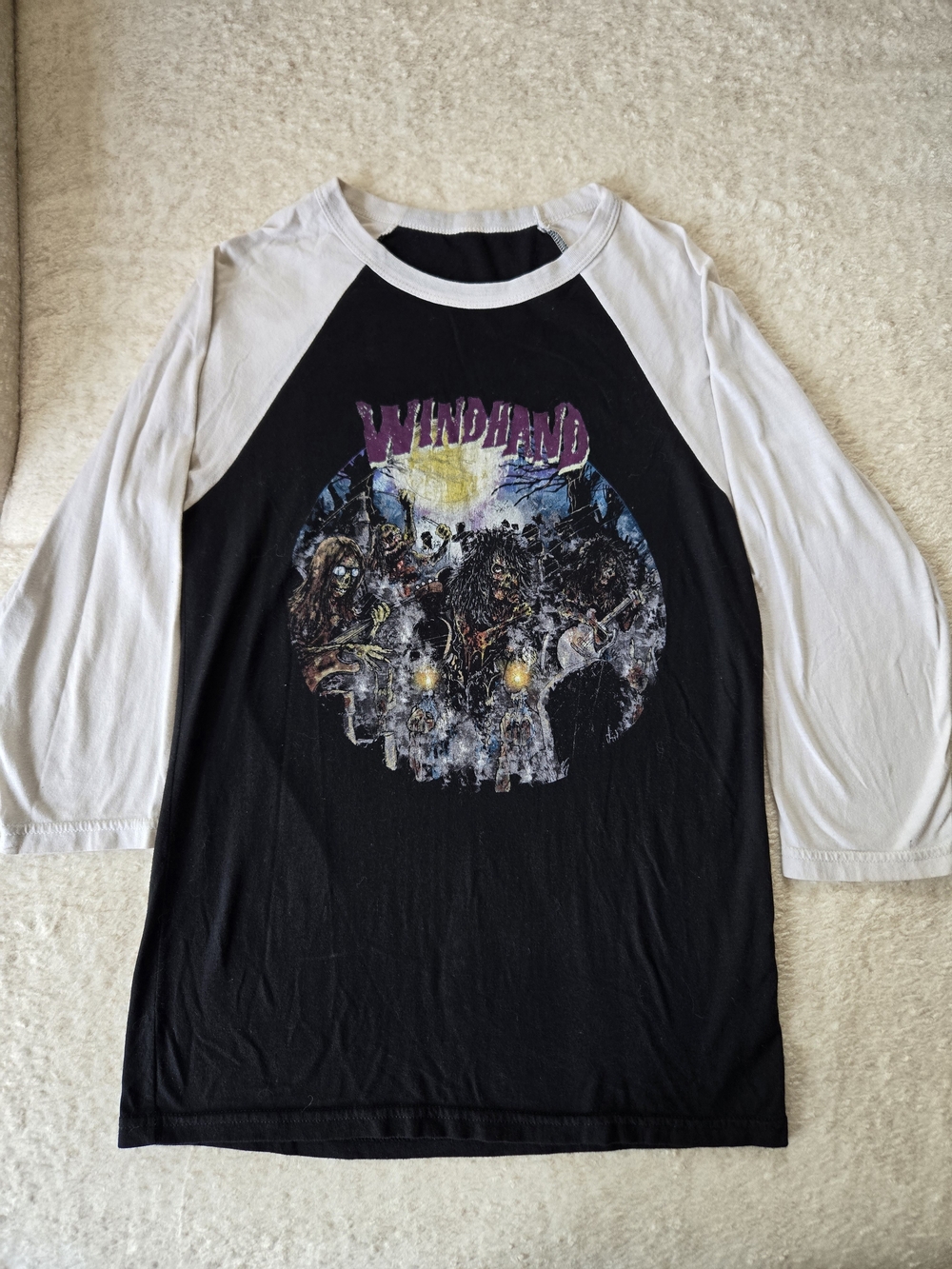 Windhand Three-Quarter Sleeve Graphic Shirt